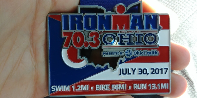 Ironman 70.3 Ohio Finisher Medal